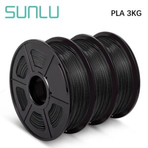 Filament SUNLU - PLA Noir - 1,75mm - 3kg