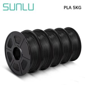 Filament SUNLU - PLA Noir - 1,75mm - 5kg