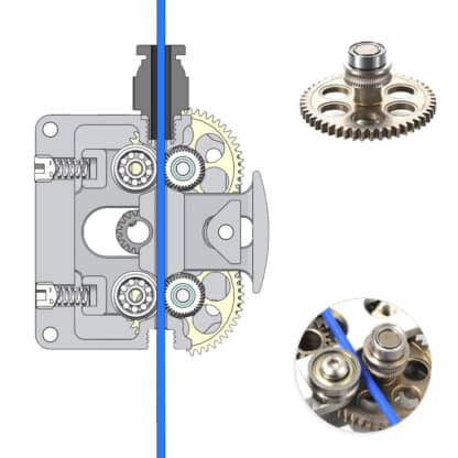 Extrudeur OMG V2 pour Ender 3, CR10 - Imprimante 3D – Image 2