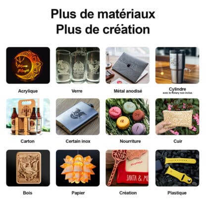 Xtool D1 Découpeuse gravure laser 10W 430 x 400 mm – Image 7